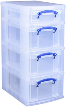 3x opbergds 9l + 1x 4l zw