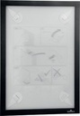 Duraframe wallpaper (A4, zwart, 1 stuk)