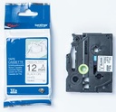 brother tape tze 12mm zw/wit