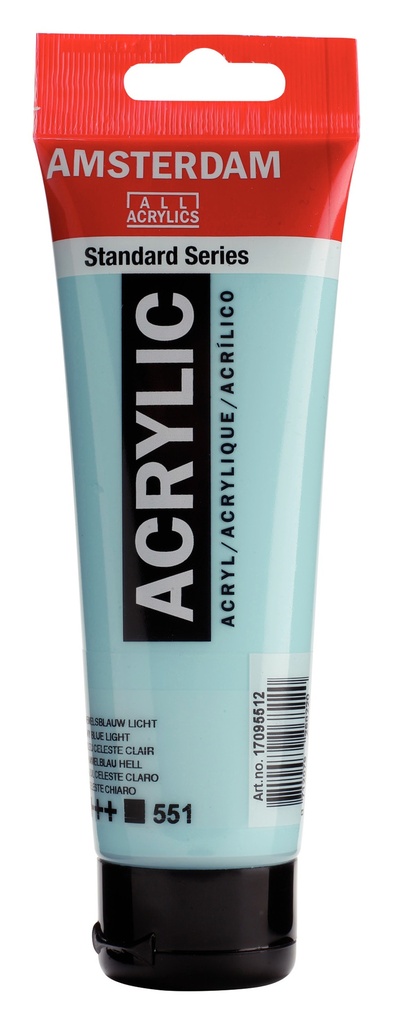 Standard Series acrylverf tube 120 ml Hemelsblauw Licht 551