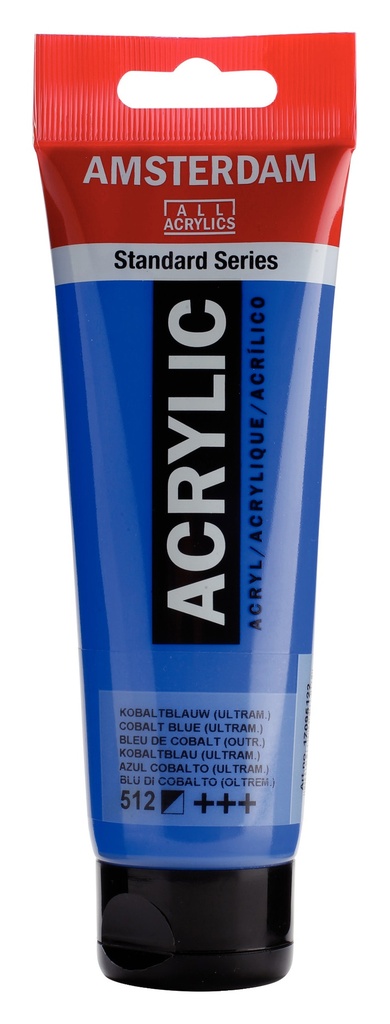 Standard Series acrylverf tube 120 ml Kobaltblauw (Ultramarijn) 512