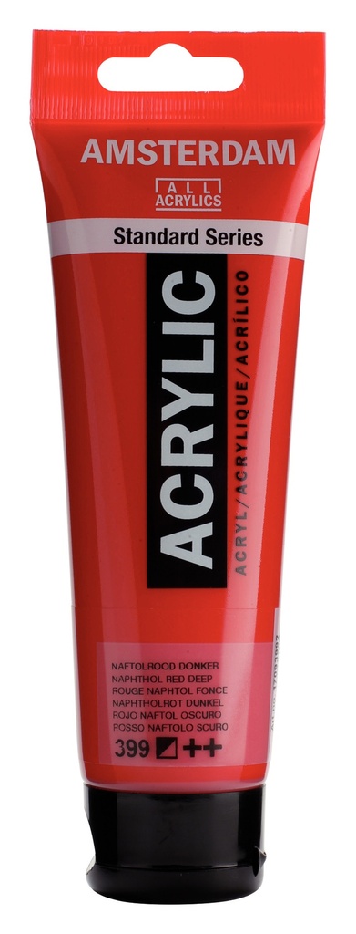 Standard Series acrylverf tube 120 ml Naftolrood Donker 399