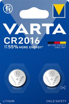 varta knoopcel cr2016 bl2