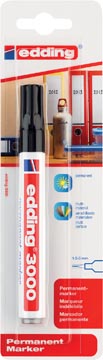 edding perm marker 3000 zw bls