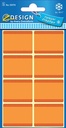 diepvriesetiket blis40 fluo oranje