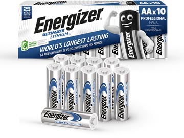 energizer ult lithium aa p10