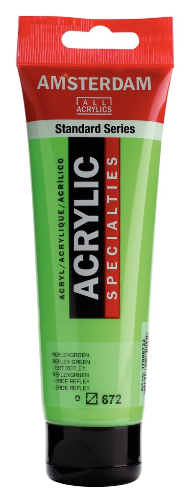 Standard Series acrylverf tube 120 ml Reflexgroen 672