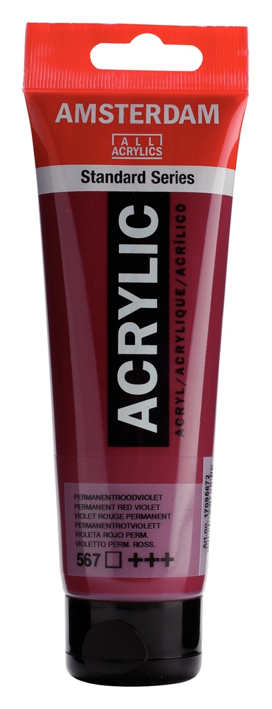Standard Series acrylverf tube 120 ml Permanentroodviolet 567