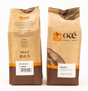 oke gem koffie 250g mokka