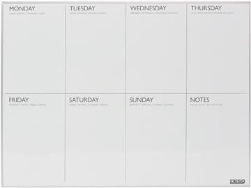 desq magn weekplanner 45x60cm