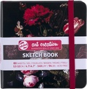 tac schetsboek 12x12 bloem