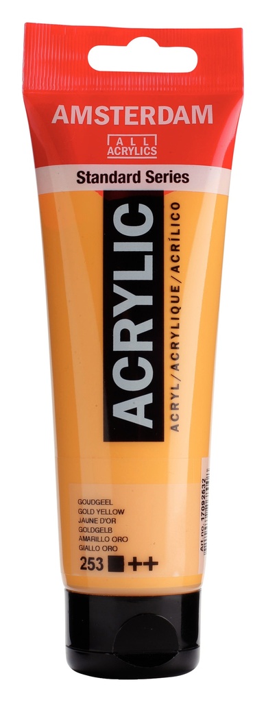 Standard Series acrylverf tube 120 ml Goudgeel 253