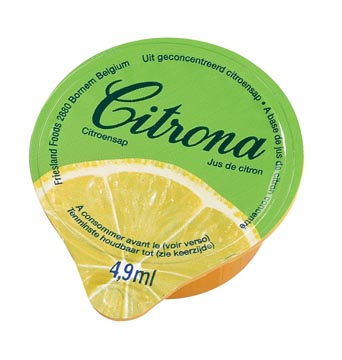 citrona citroensap cups pk120