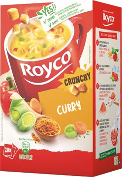 Royco Minute Soup Curry Met Croutons, Pak Van 20 Zakjes