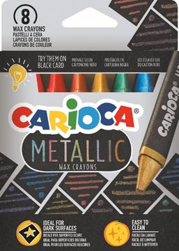 carioca waskrijt wax metal ds8