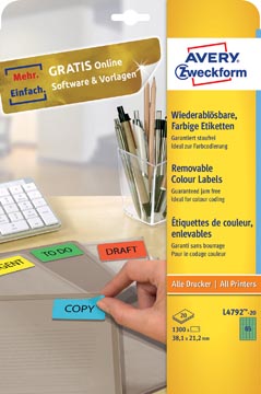 etik gekl 38,1x21,2 1300st grn