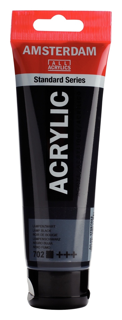 Standard Series Acrylverf Tube 120 Ml Lampenzwart 702