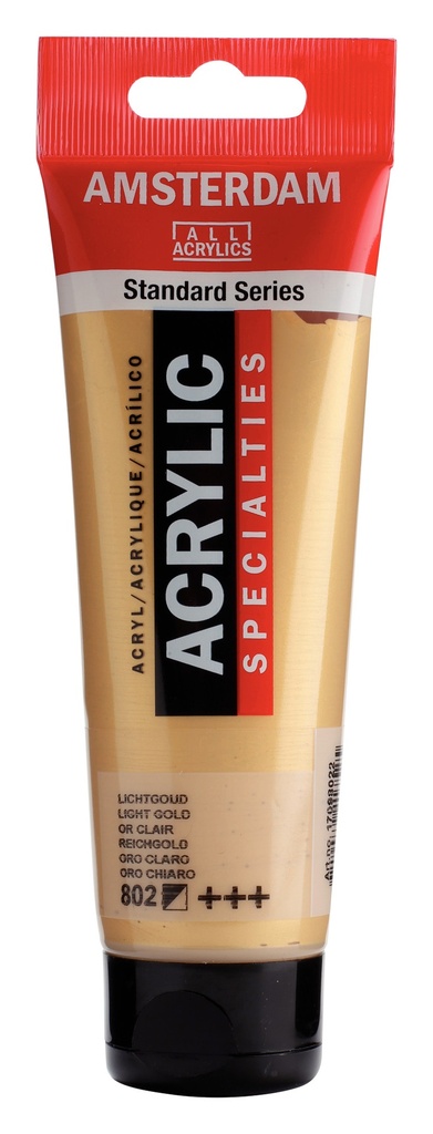 Standard Series acrylverf tube 120 ml Lichtgoud 802