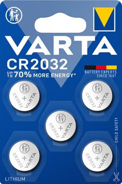 varta knoopcel cr2032 bl5