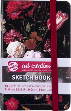 tac schetsboek 9x14 bloem