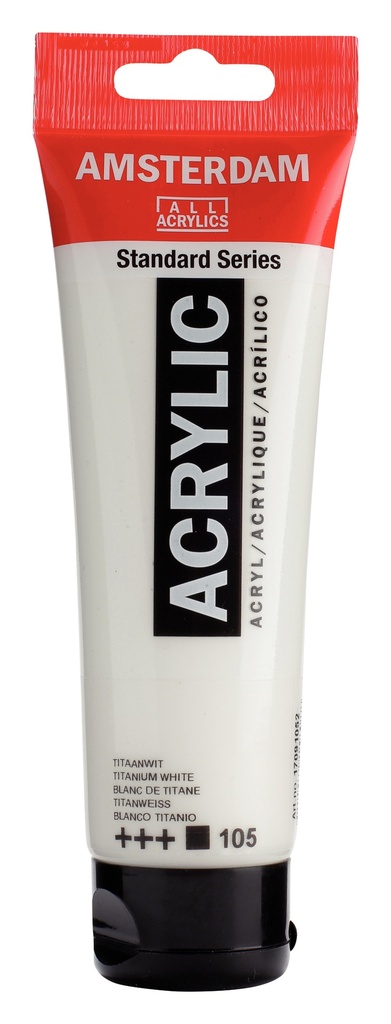 Standard Series acrylverf tube 120 ml Titaanwit 105