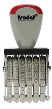 nummerstempel trodat 6cijf.5mm