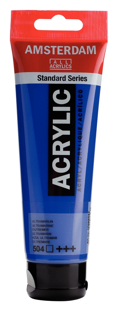 Standard Series acrylverf tube 120 ml Ultramarijn 504