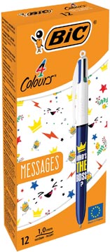 4 colours messages bp 12x
