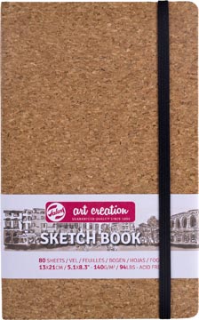 tac schetsboek 13x21 kurk
