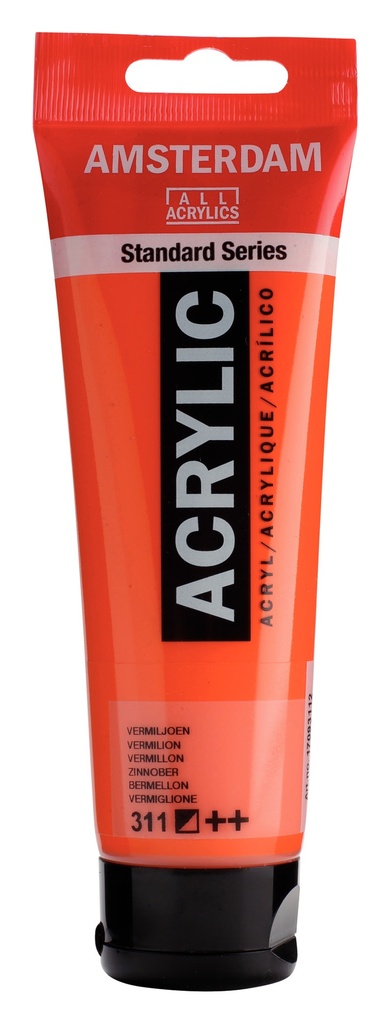 Standard Series acrylverf tube 120 ml Vermiljoen 311
