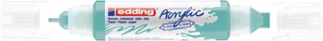 3d acrylic mark doub line turq