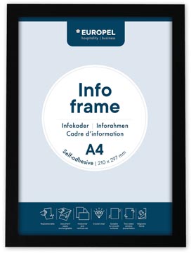 europel kader zelfkle a4 zw 2x