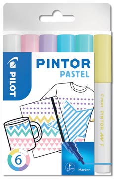 pintor pastel fijn 6x ass