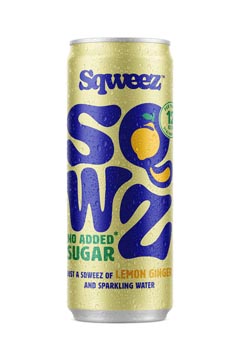 sqwz lemon ginger bio 25cl x12