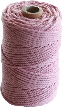 macrametouw 70m lichtroze