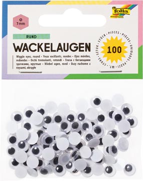 100 knutseloogjes rond 7mm