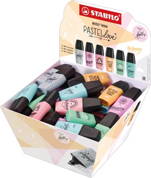 boss mini pastellove disp50