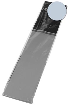 crepe papier 50cmx2,5m zilver