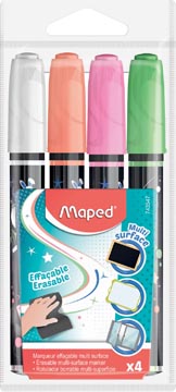 maped krijtmarker wt/or/rz/grn