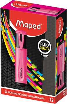 overlijner roze fluopeps