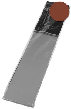 crepe papier 50cmx2,5m bruin