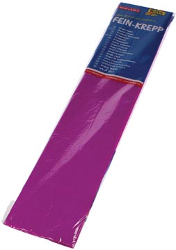 crepe papier 50cmx2,5m d roze