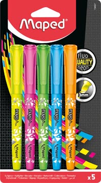 markeerstift fluo pen bls 5x
