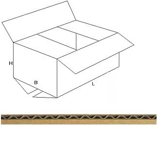 VERZENDDOOS BR 305X220X250MM