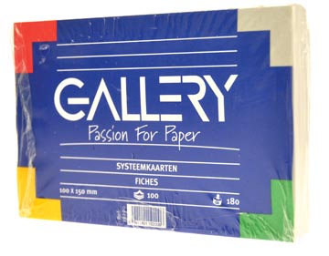 systeemkaart effen 10x15 pk100