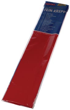 crepe papier 50cmx2,5m rood