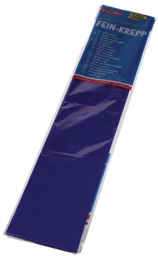 crepe papier 50cmx2,5m paars
