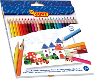 jovi etui karton 24kleurpotlod