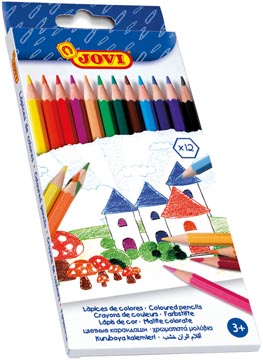 jovi etui karton 12kleurpotlod