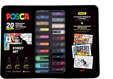 posca paintmarker street art